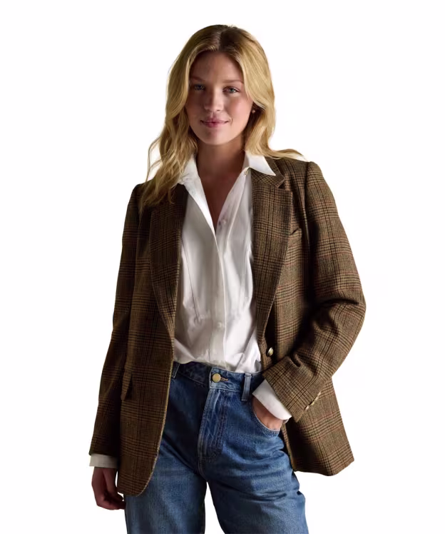 Women's Joules Hackmore Tweed Blazer - Roston Tweed