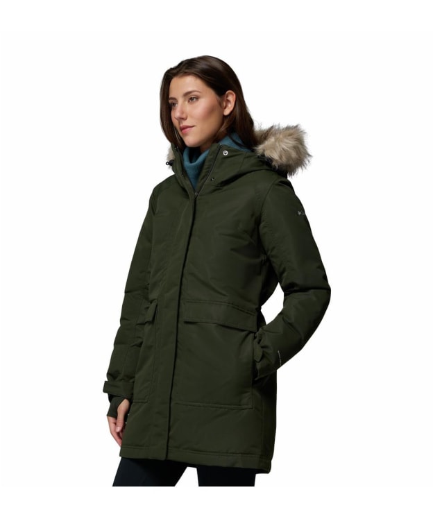 Women's Columbia Little Si II Insulated Parka - Greenscape