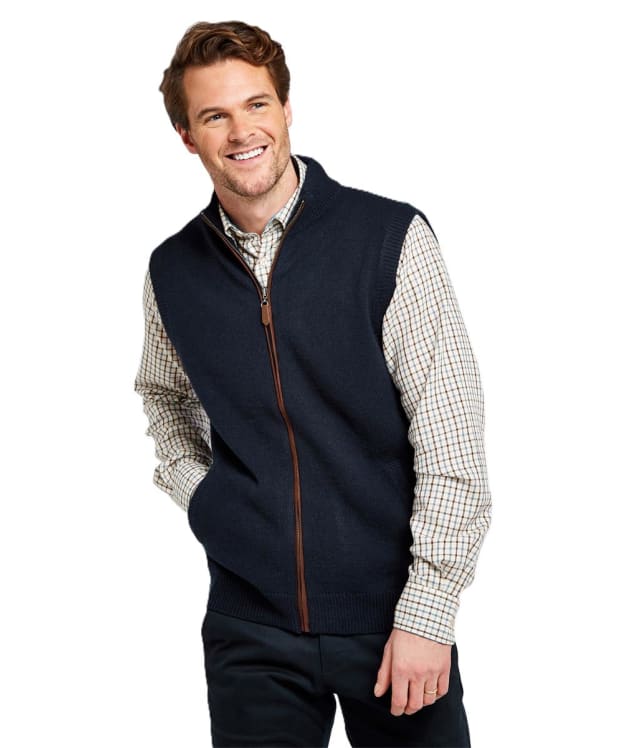 Men’s Dubarry Upperwood Knit Gilet - Navy