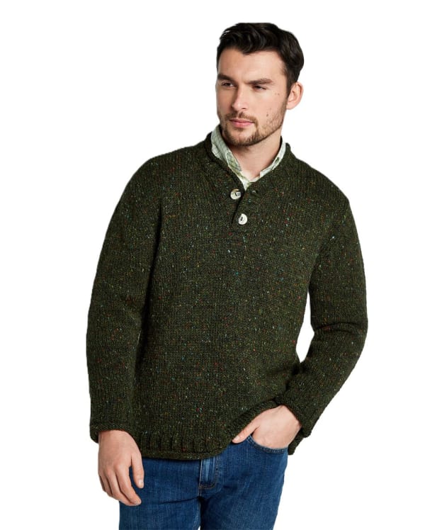 Men's Dubarry Taylor Wool Sweater - Olive