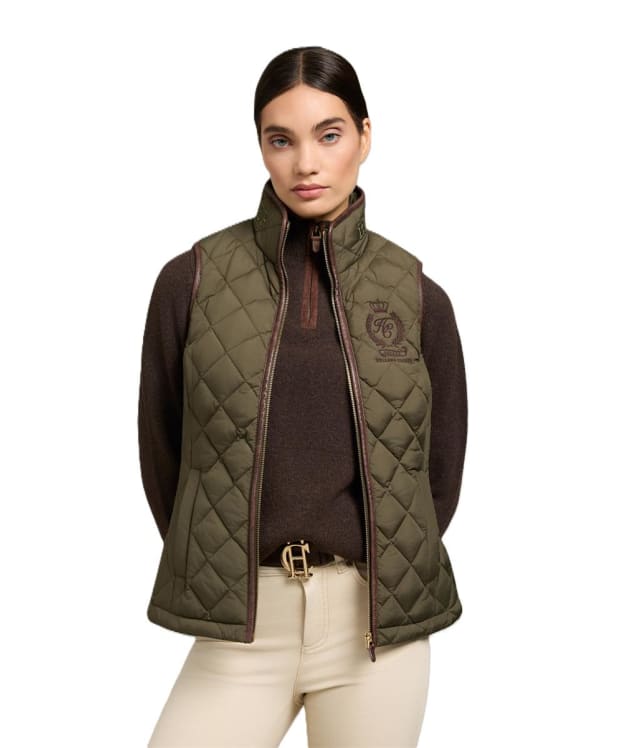 Women's Holland Cooper Lightweight Country Gilet - Khaki