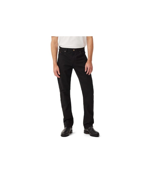 Men’s R.M. Williams Ramco 5 Pocket Jeans - Regular Fit - Straight Leg - Black