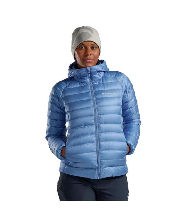 Women's Montane Anti-Freeze Hooded Jacket - Cornflower
