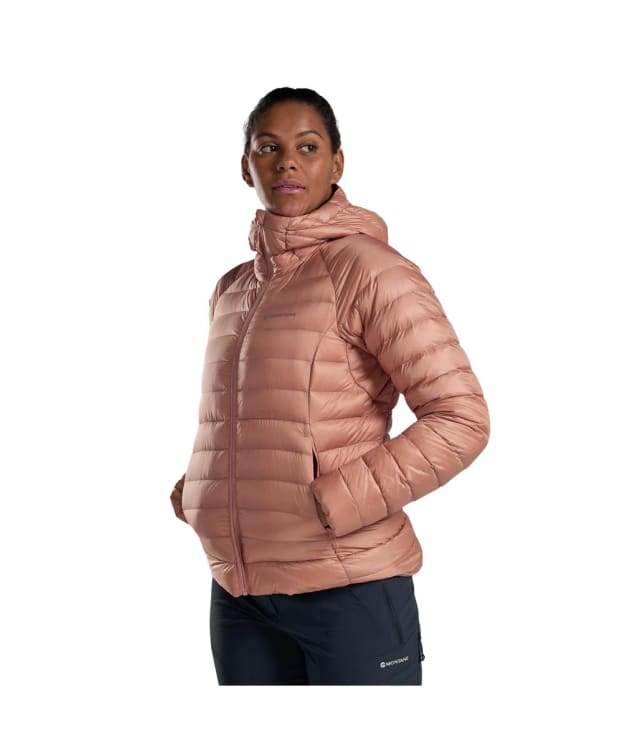 Women's Montane Anti-Freeze Hooded Jacket - Pink / Clay
