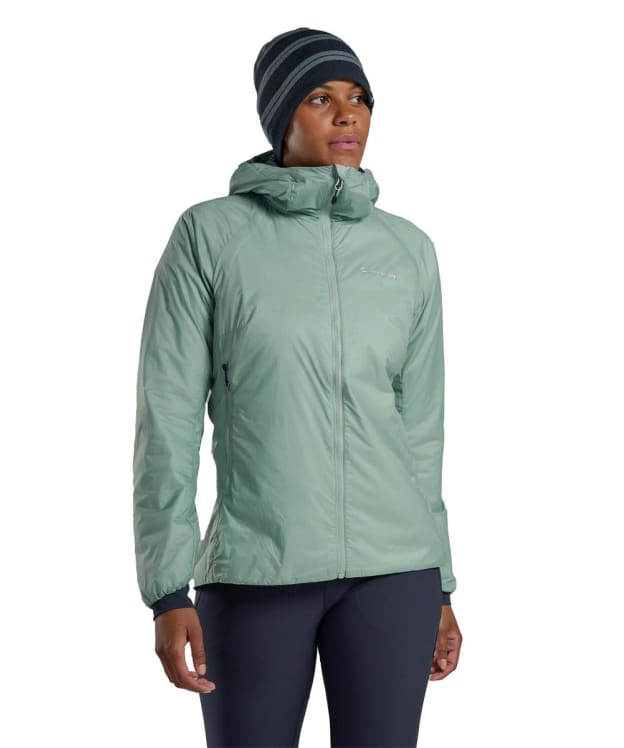 Women's Montane Fortes Lite Hooded Jacket - Sea Mist
