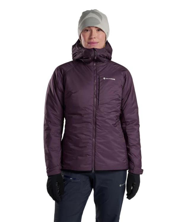 Women's Montane Fortes XT Hooded Jacket - Mulberry