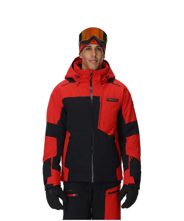 Men's Spyder Leader Ski Jacket - Black