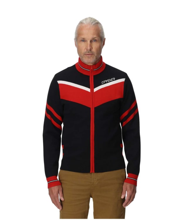 Men's Spyder Garmisch Full Zip Sweater - Black