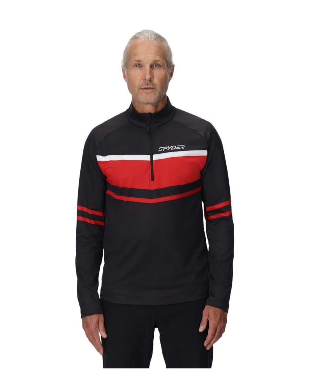 Men's Spyder Legacy 1/2 Zip Baselayer - Black