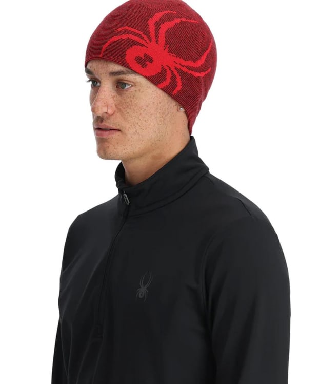 Men's Spyder Reversible Innsbruck Hat - Spyder Red
