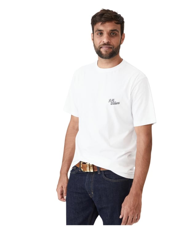 Men’s R.M. Williams Byron Short Sleeved T-Shirt - White