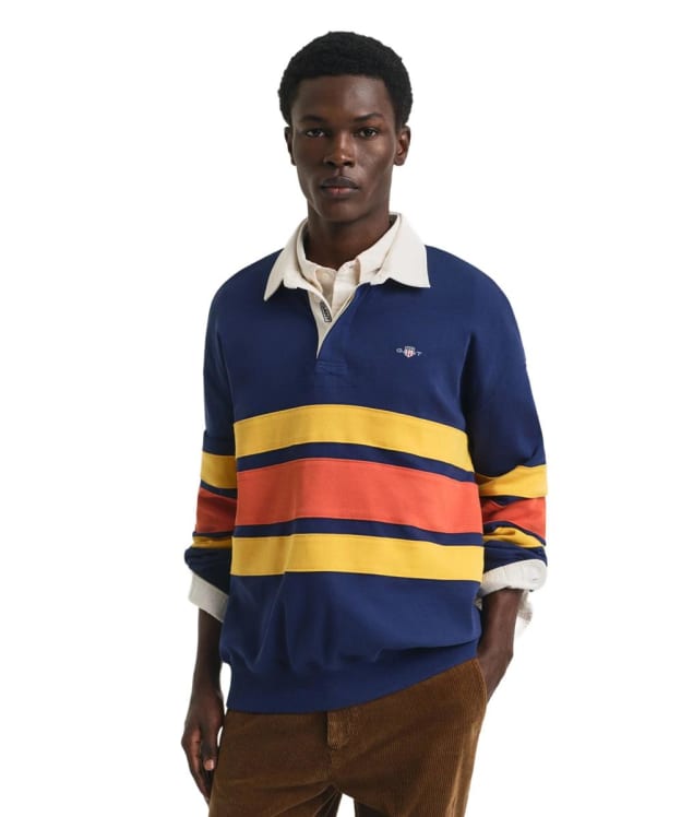 Men's GANT Cut and Sewn Heavy Rugger - Persian Blue