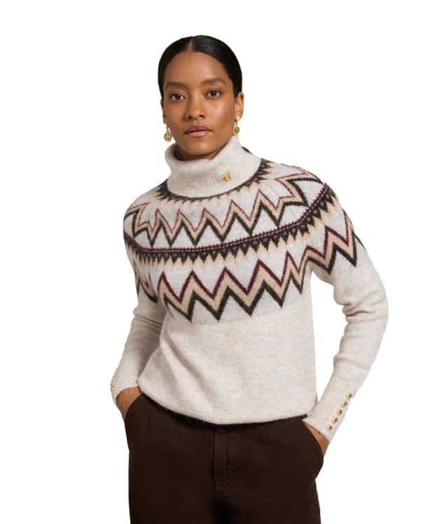 Women's Holland Cooper Alice Roll Neck Knit - Barley