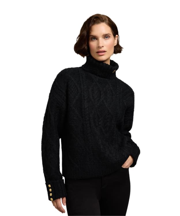 Women's Holland Cooper Noveli Roll Neck Knit - Black