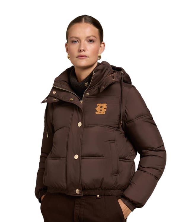 Women's Holland Cooper Milton Convertible Jacket - Chocolate