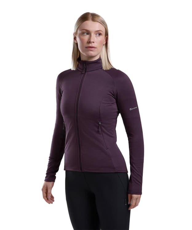 Women's Montane Protium Fleece Jacket - Mulberry