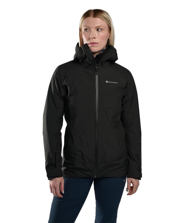Women's Montane Solution Waterproof Jacket - Black