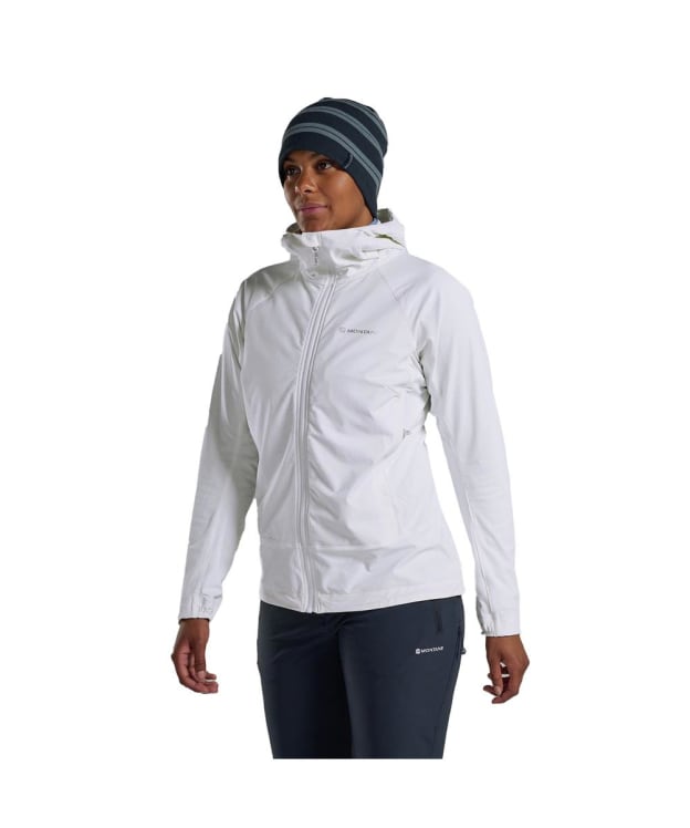 Women's Montane Tenacity Hooded Softshell Jacket - Powder
