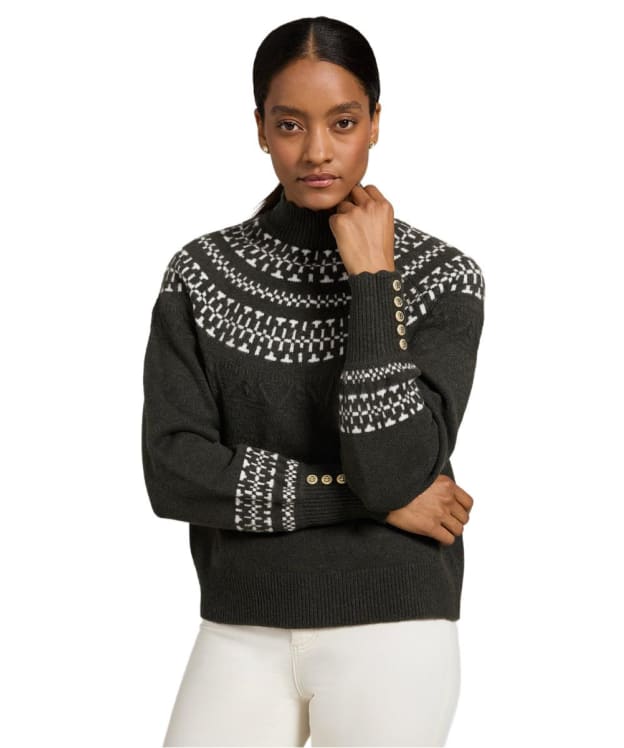 Women's Holland Cooper Elodie Roll Neck Knit - Forest Green