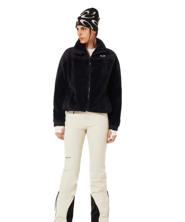 Women's Oakley Mountain Fire Sherpa Fleece Jacket - Blackout