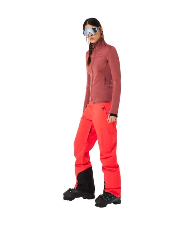 Women's Oakley Canopy Insulated Snow Pants - Hibiscus Red