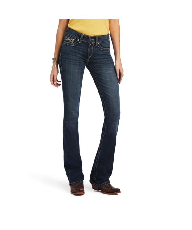 Women's Ariat Perfect Rise Lexie Boot Cut Jeans - Missouri