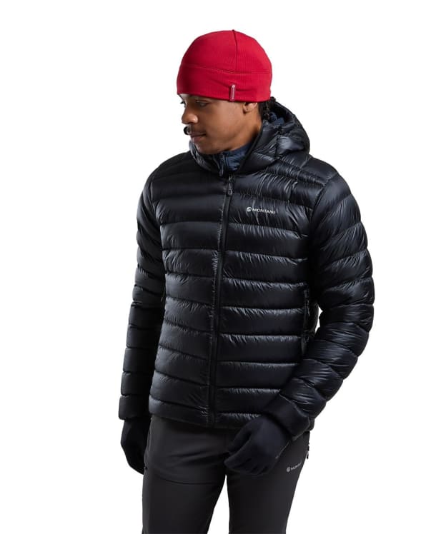 Men's Montane Alpine 850 Lite Hooded Down Jacket - Black