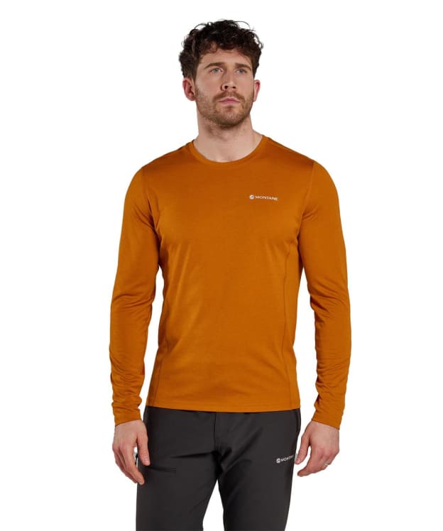 Men's Montane Dart Long Sleeve T-Shirt - Amber