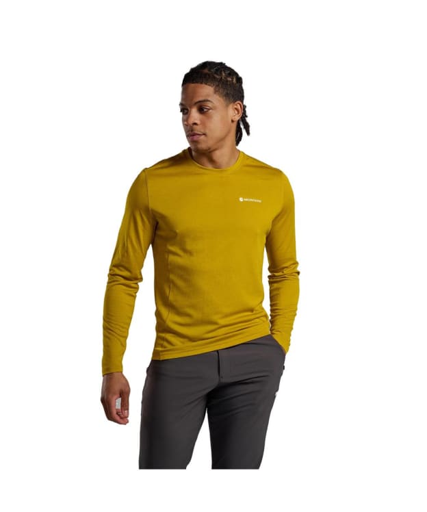 Men's Montane Dart Long Sleeve T-Shirt - Ginkgo Gold