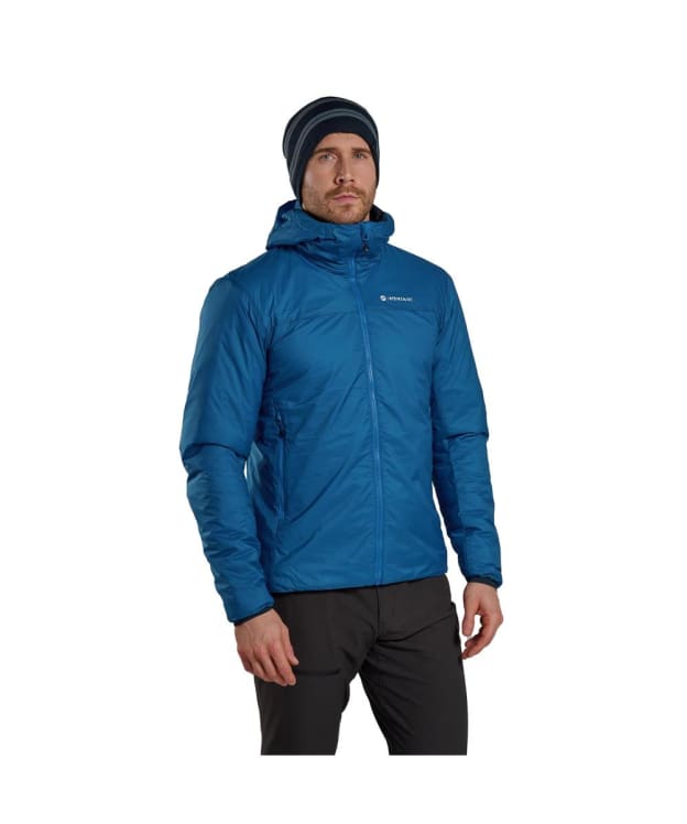 Men's Montane Fortes Lite Hooded Jacket - Neptune Blue