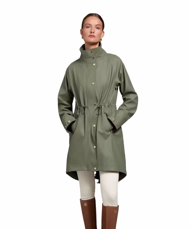 Women's Holland Cooper Chartwell Rain Parka - Sage