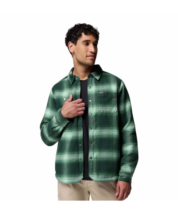 Men's Columbia Windward™ II Sherpa Shirt Jacket - Rain Forest Blurred Ombre