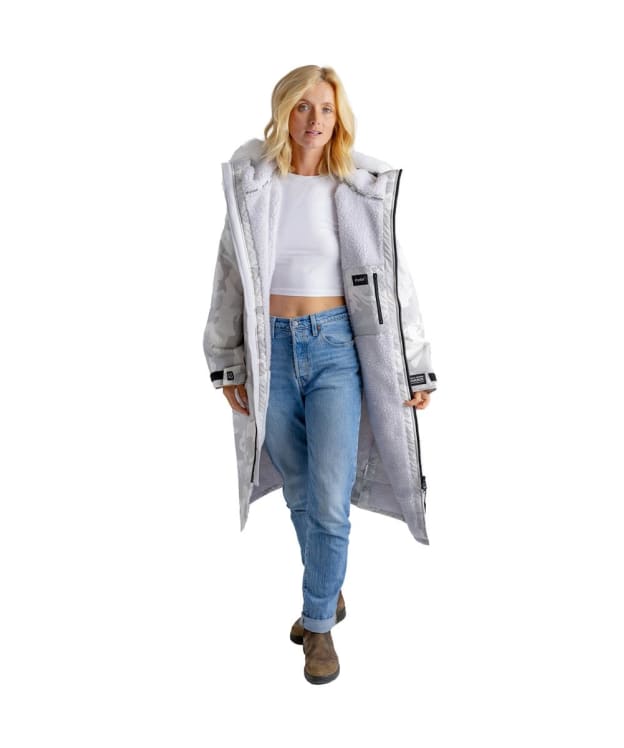 dryrobe® Advance Long Sleeve Alpine - White Camo