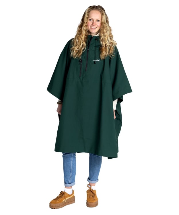 dryrobe® Waterproof Poncho - Dark Green