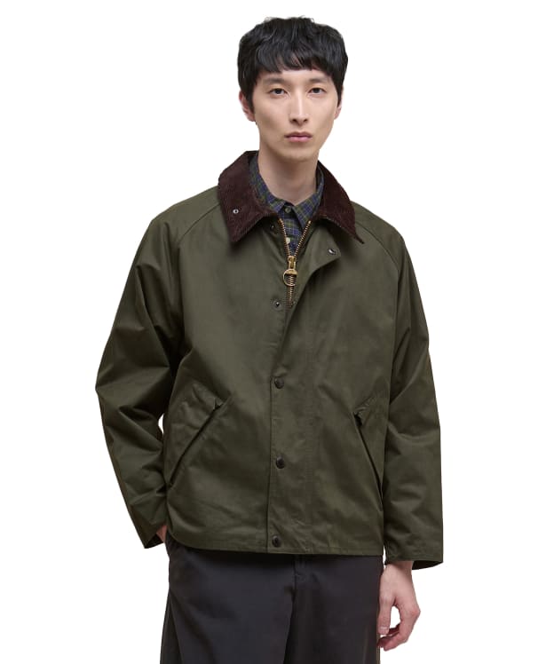 Men's Barbour Oversized Transporter Casual Jacket - Sage