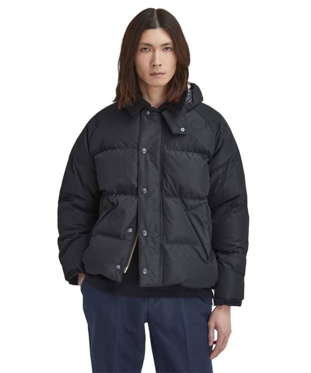 Men's Barbour Oversized Down Transport Puffer Jacket - Black