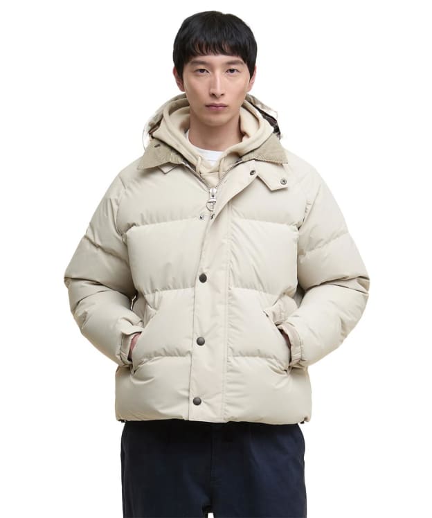 Men's Barbour Oversized Down Transport Puffer Jacket - Mist