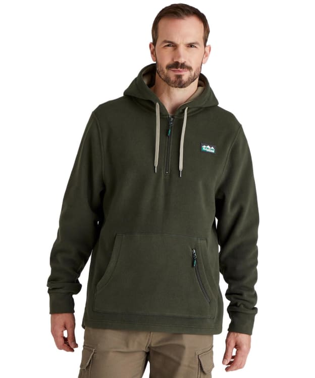 Men's Ridgeline Ballistic Long Sleeved Fleece Hoodie - Deep Forest