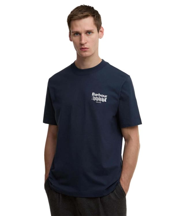 Men's Barbour X Baracuta All Nighter Oversized T-Shirt - Navy