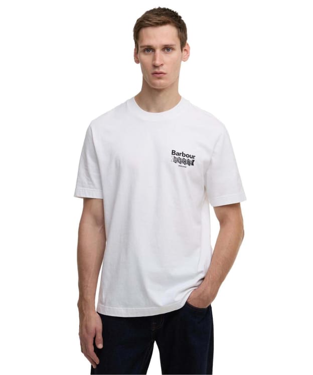 Men's Barbour X Baracuta All Nighter Oversized T-Shirt - White