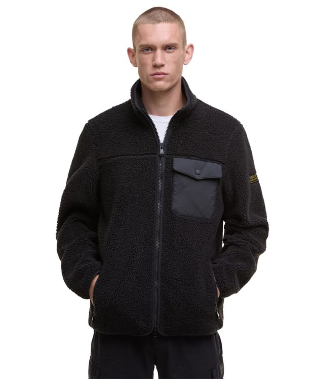 Men's Barbour International Mossdale Fleece Jacket - Black