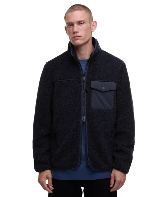 Men's Barbour International Mossdale Fleece Jacket - Navy