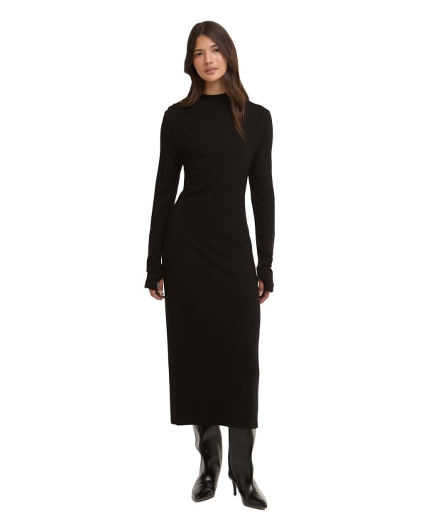 Women's Barbour International Leia Midi Dress - Black