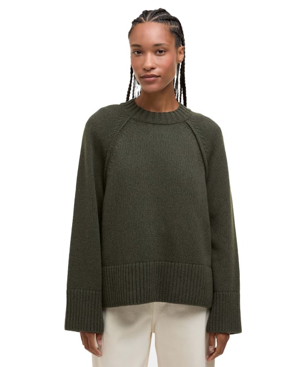 Women's Barbour Ashdon Knitted Jumper - Sage