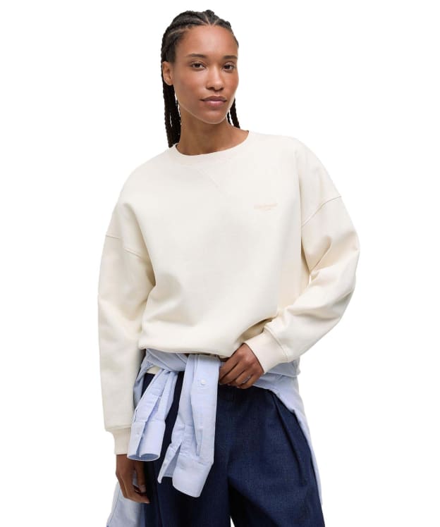 Women's Barbour Rosie Sweatshirt - Ecru