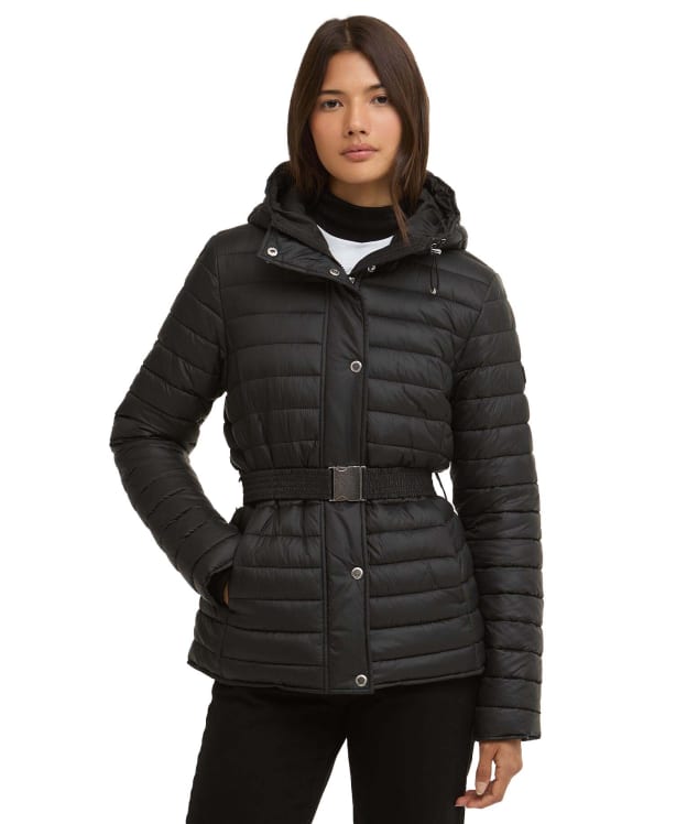 Women's Barbour International Jada Puffer Jacket - Black