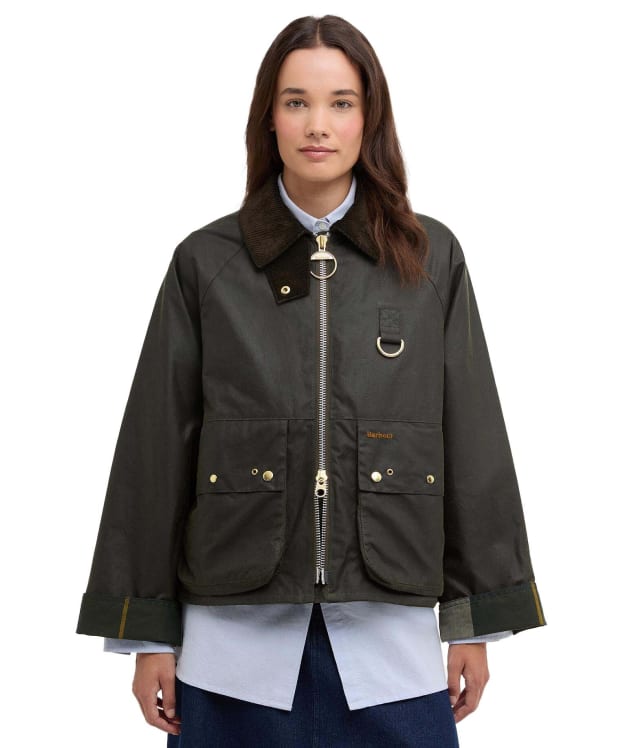 Women's Barbour Kearton Waxed Jacket - Archive Olive / Ancient