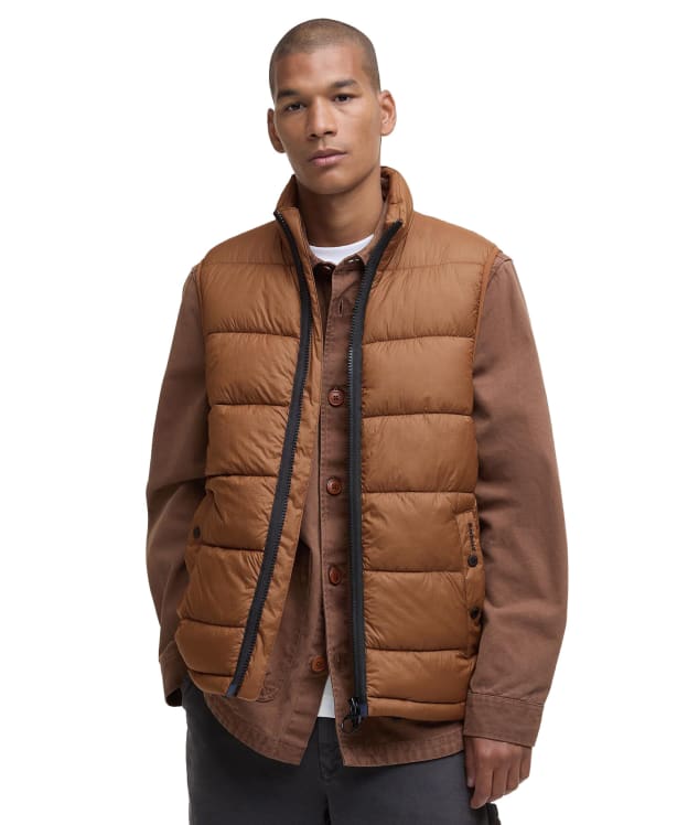 Men's Barbour Offshore Quilted Gilet - Umber