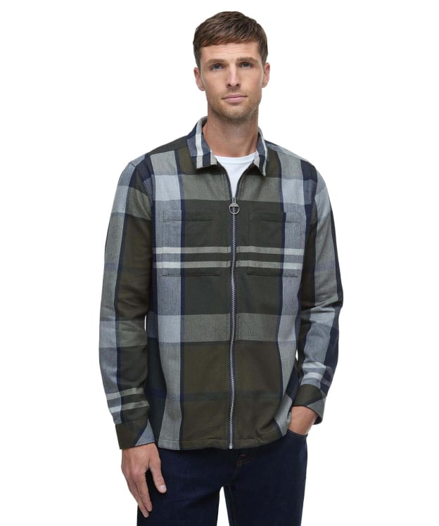 Men's Barbour Lannich Cotton Overshirt - Fernwood Tartan