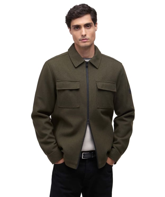 Men's Barbour International Walken Overshirt - Light Sage